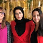 Son Excellence Lolwah El Khater - porte-parole du MAE du Qatar, Naïma Moutchou & Sihem Souid
